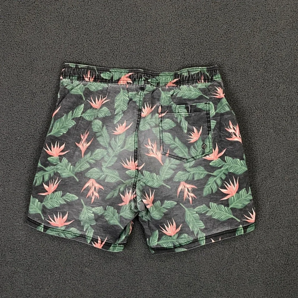 Marine Layer Swim Shorts Mens Large Floral Board Trunks Summer Pool Resort